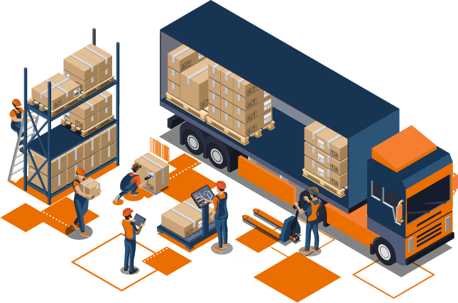 Australia logistics process shown