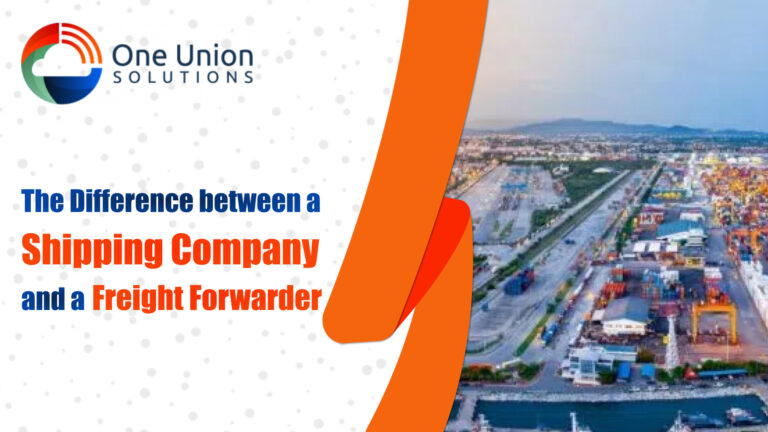 The Difference between a Shipping company and a Freight Forwarder