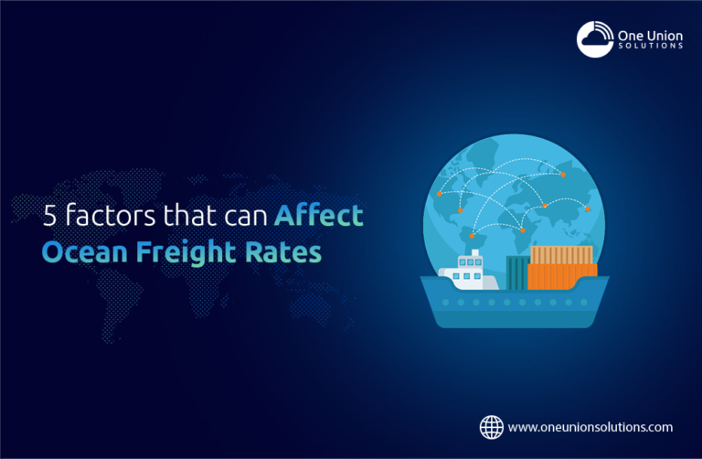 5 factors that can affect Ocean Freight Rates