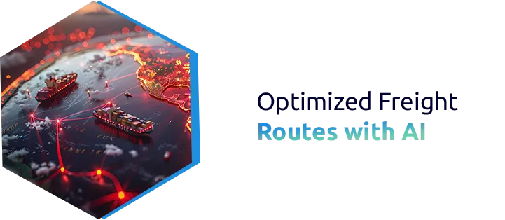 AI-optimized freight routing