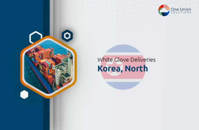 White glove delivery Service in North Korea