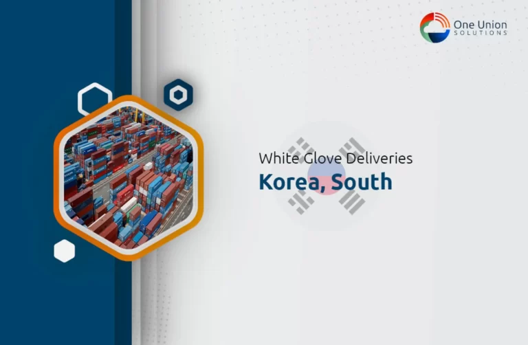 White glove delivery Service in South Korea