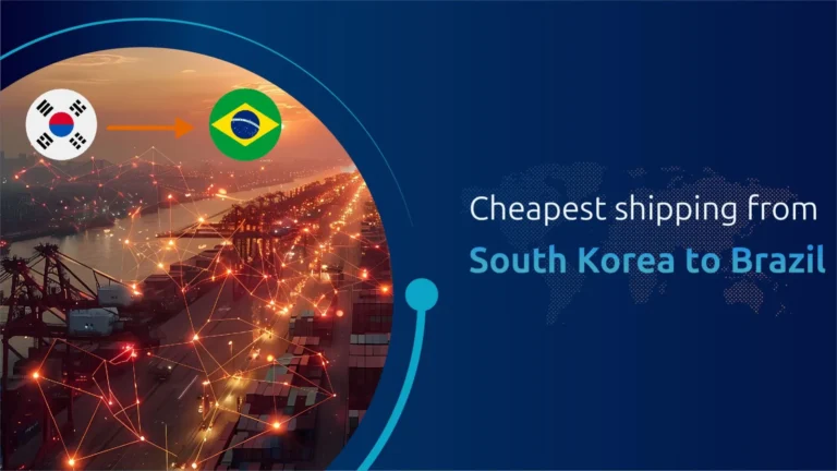 Cheapest International shipping from South Korea and Brazil