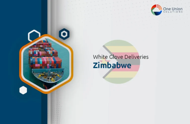 White glove delivery service in Zimbabwe.