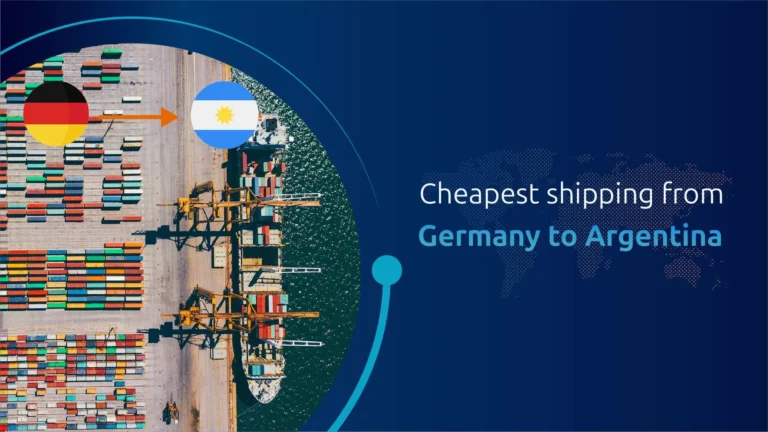 Cheapest shipping from Germany to Argentina