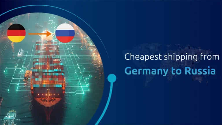 Cheapest shipping from Germany to Russia