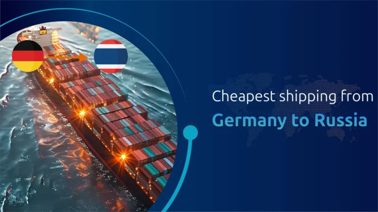 Cheapest Shipping from Germany to Thailand