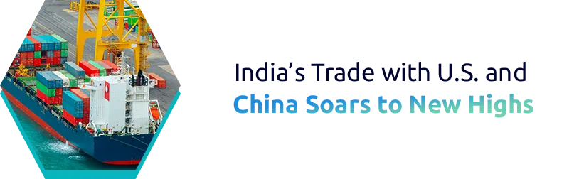 Learn how India's export & import hit record highs in 2024-25