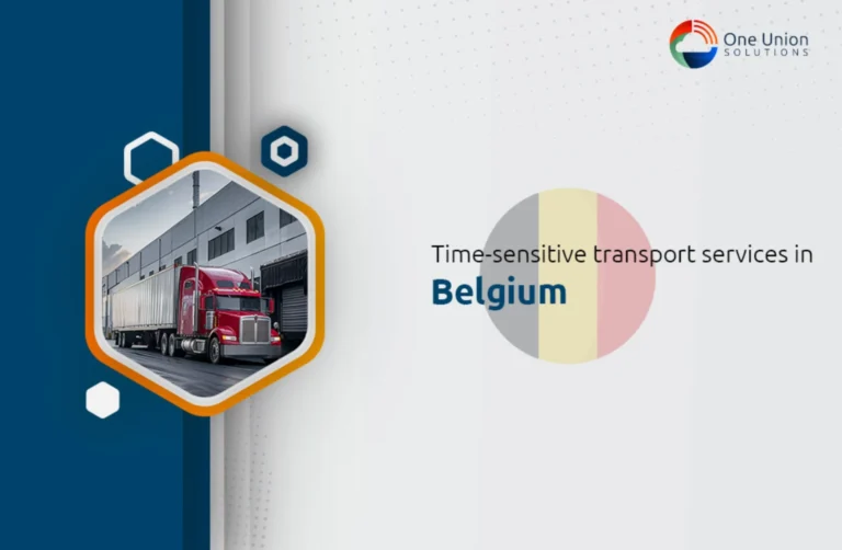 Time-sensitive transport services in Belgium