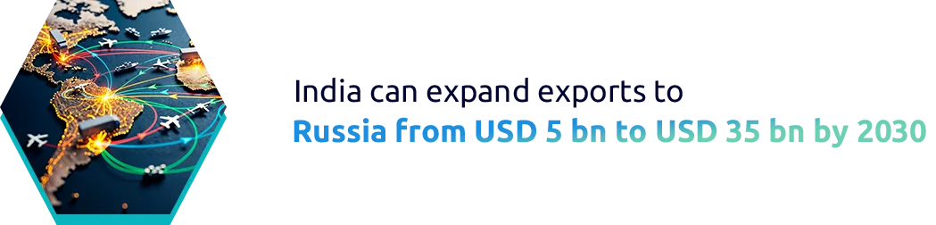 How India Can Boost Exports to Russia from USD 5B to 35B