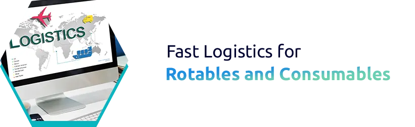 Aerospace 3PL Logistics for Aircraft Rotables & Consumables
