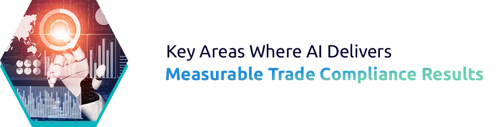 Key Areas Where AI Delivers Measurable Trade Compliance Results