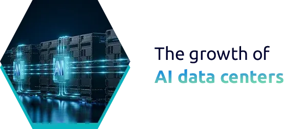 The growth of AI data centers